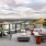 view of Mt Rainier from rooftop deck